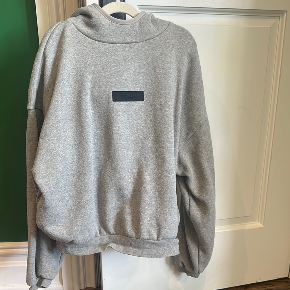 Essentials Gray Turtleneck Matching Set